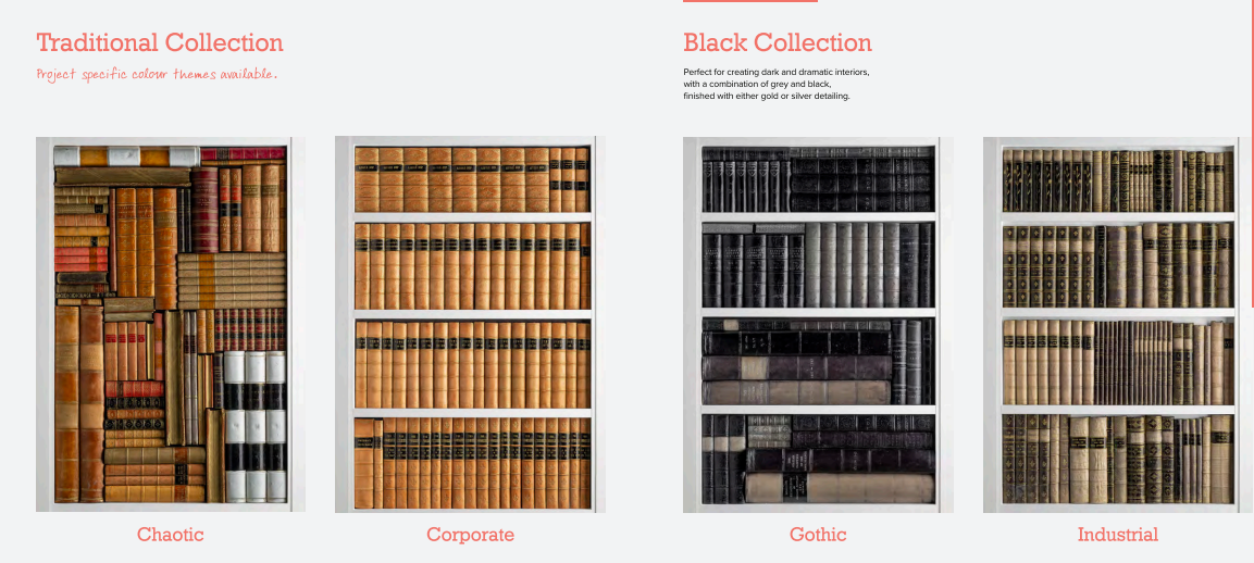 Fake Books Moulded false Panels: Timeless Elegance for Display & Décor ...
